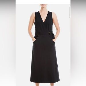 MAX STUDIO
PONTE V-NECK MIDI DRESS